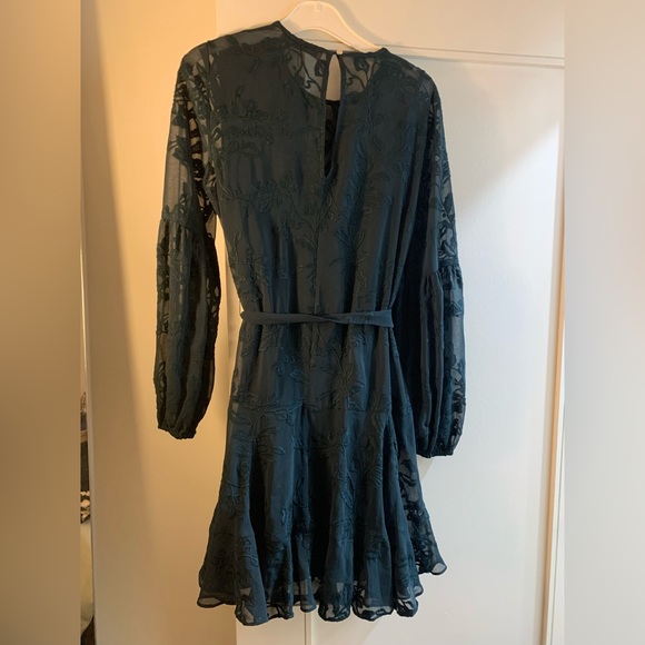 Rodeo Show (AU brand) green patterned cocktail dress - Picture 1 of 3
